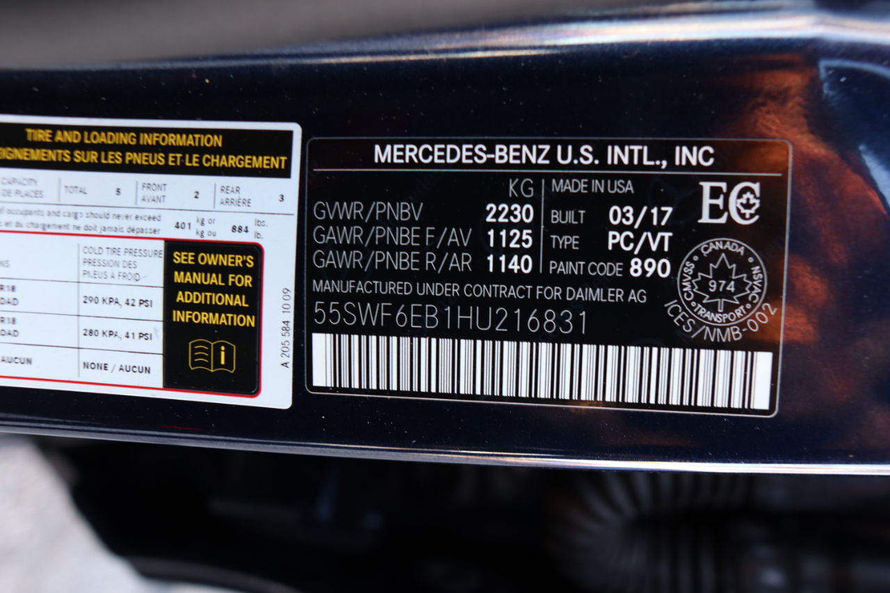 Mercedes-Benz C-Class AMG C 43 4MATIC Sedan 2017