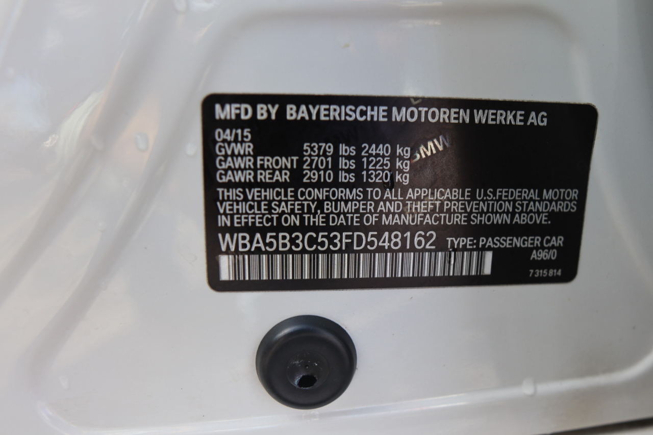 BMW 5 Series 4dr Sdn 535i xDrive AWD 2015