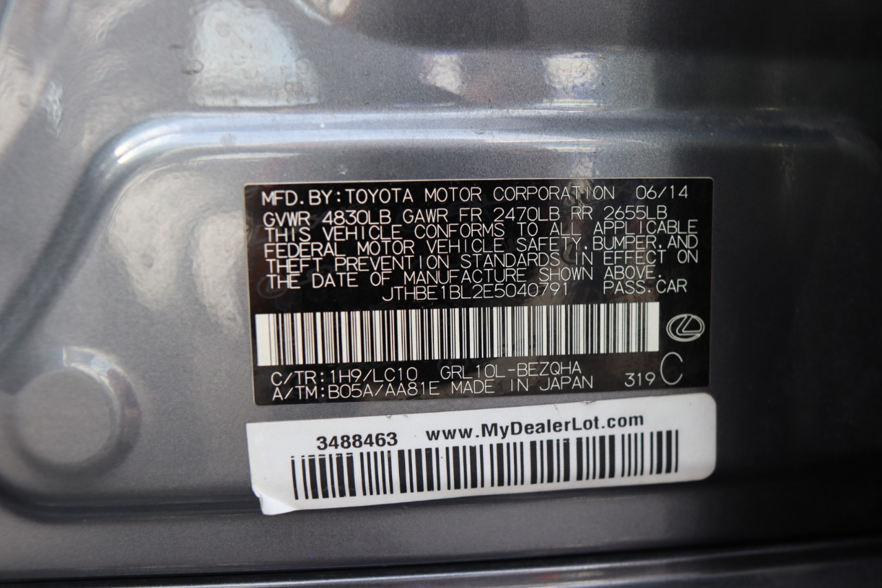 Lexus GS 350 4dr Sdn RWD 2014