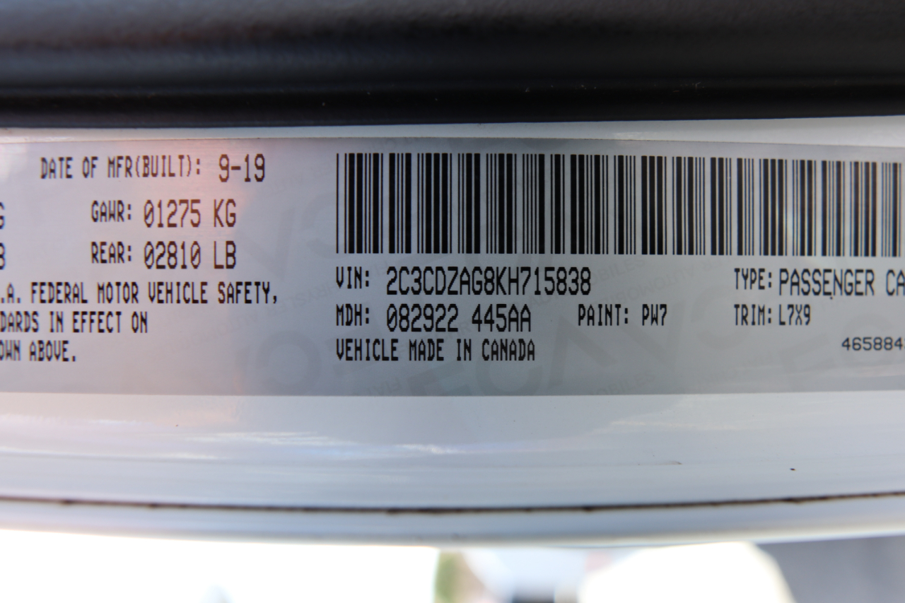 Dodge Challenger SXT RWD 2019