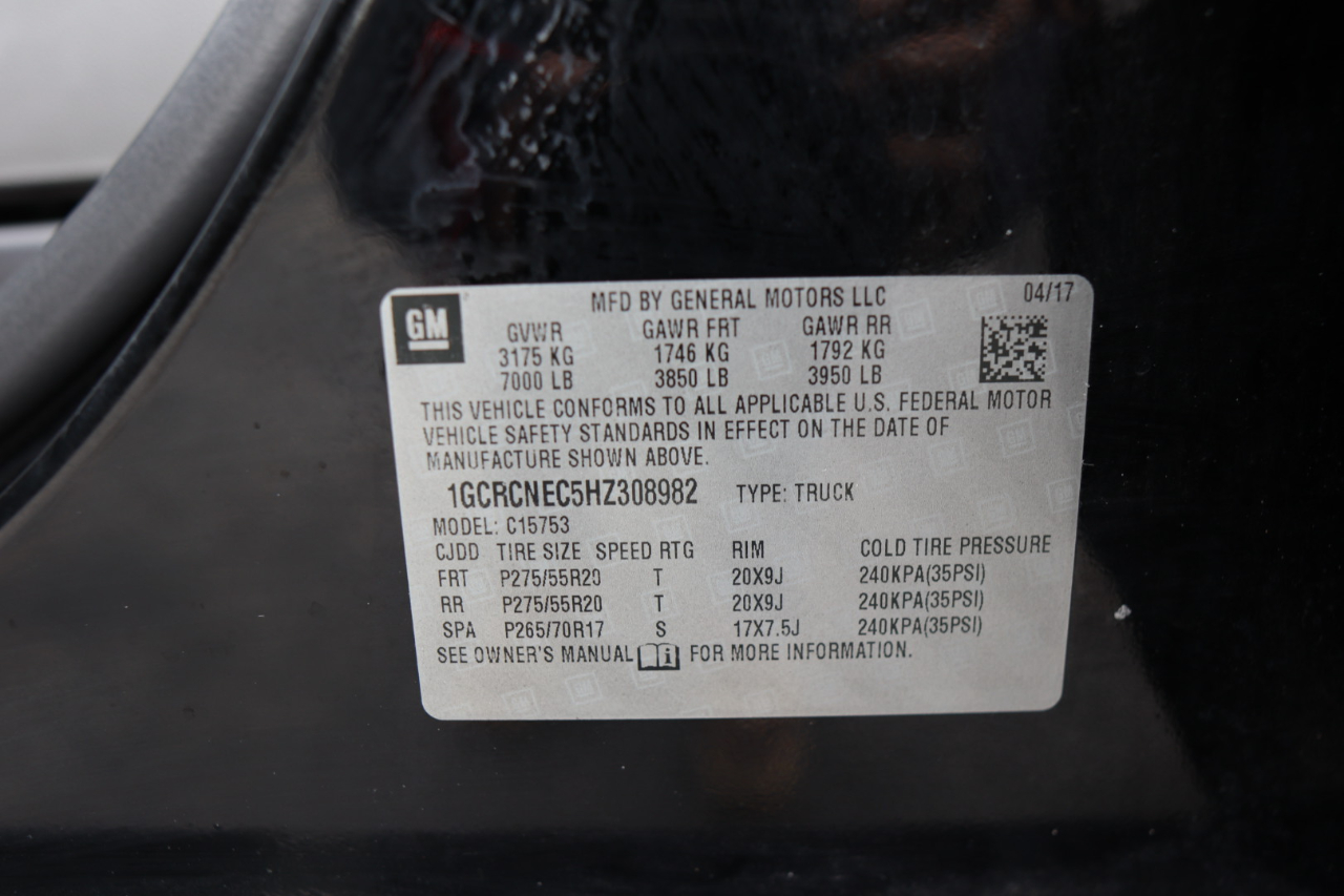 Chevrolet Silverado 1500 2WD Double Cab 143.5" Work Truck 2017