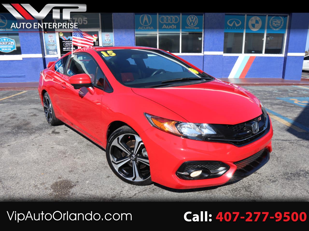 Honda Civic Coupe 2dr Man Si 2015