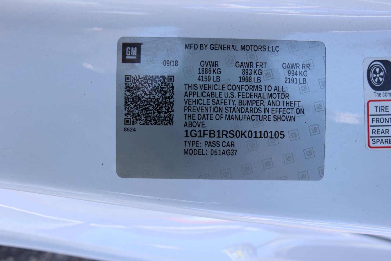 Chevrolet Camaro 2dr Cpe 1LT 2019