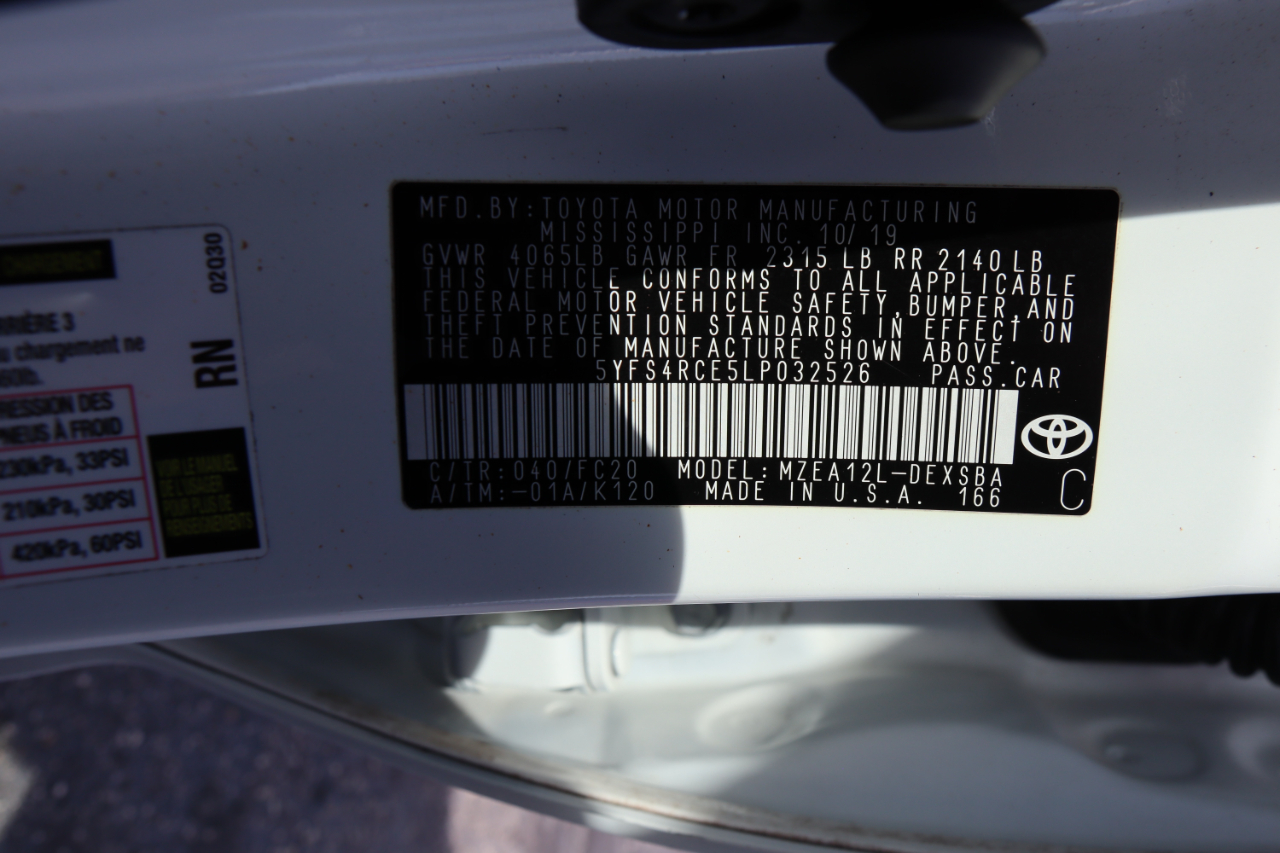 Toyota Corolla Nightshade CVT (Natl) 2020