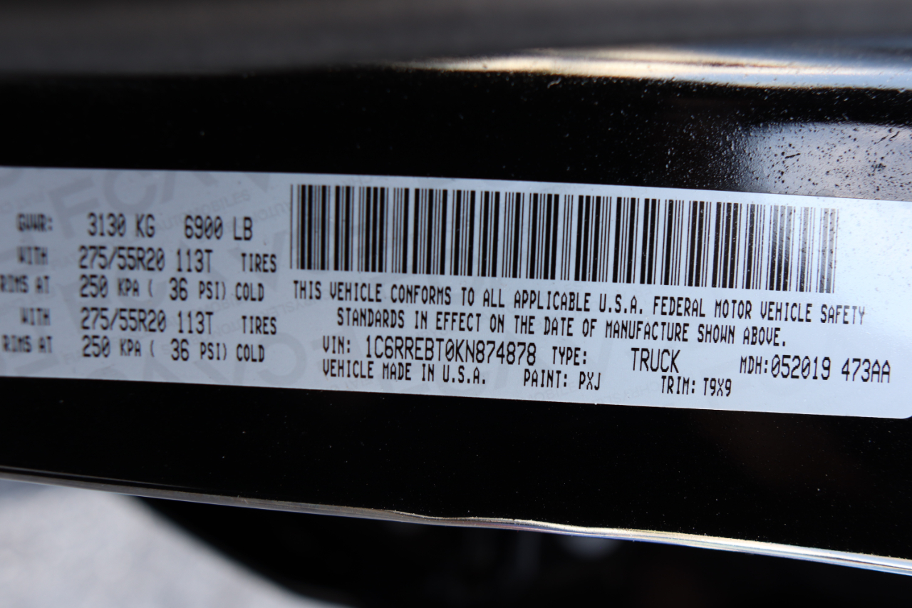 RAM 1500 Big Horn/Lone Star 4x2 Quad Cab 6'4" Box 2019