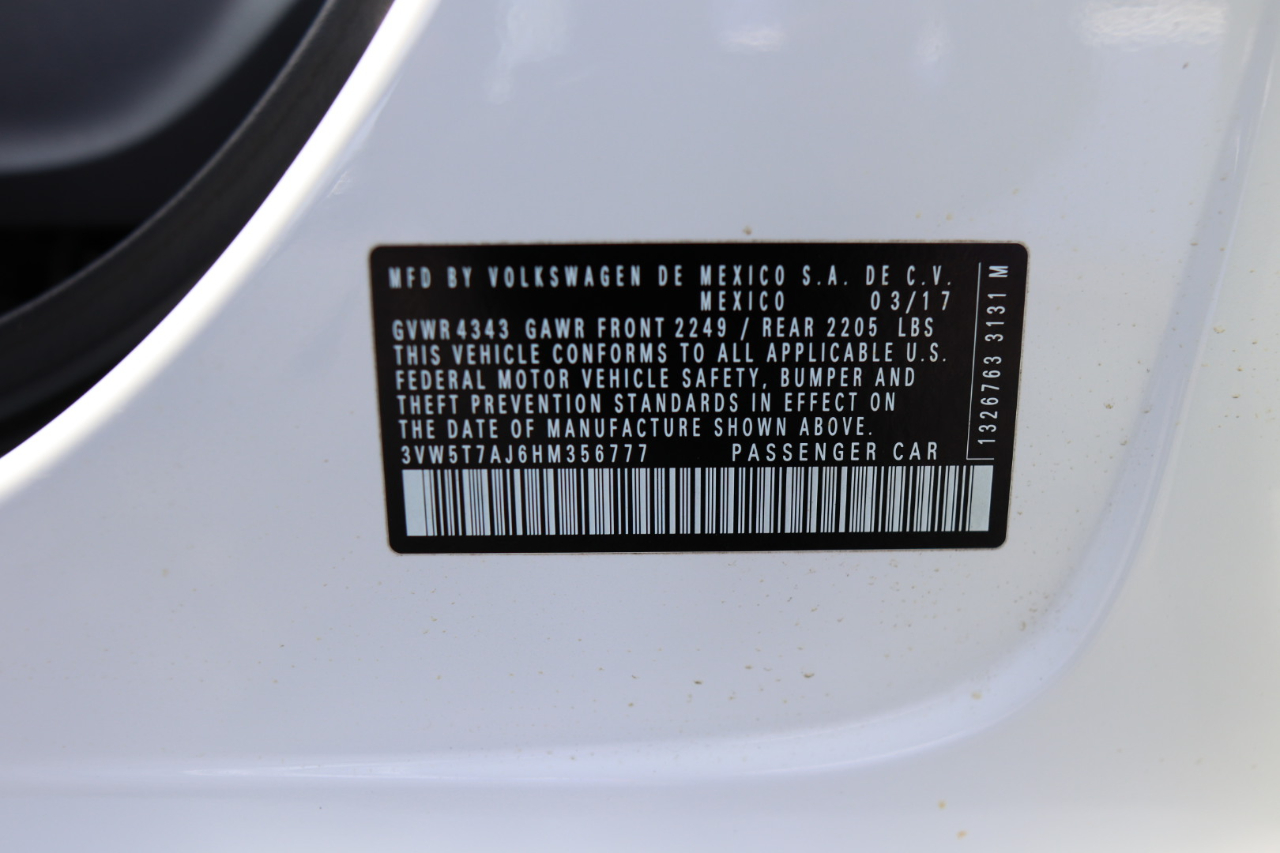 Volkswagen Jetta GLI Manual 2017