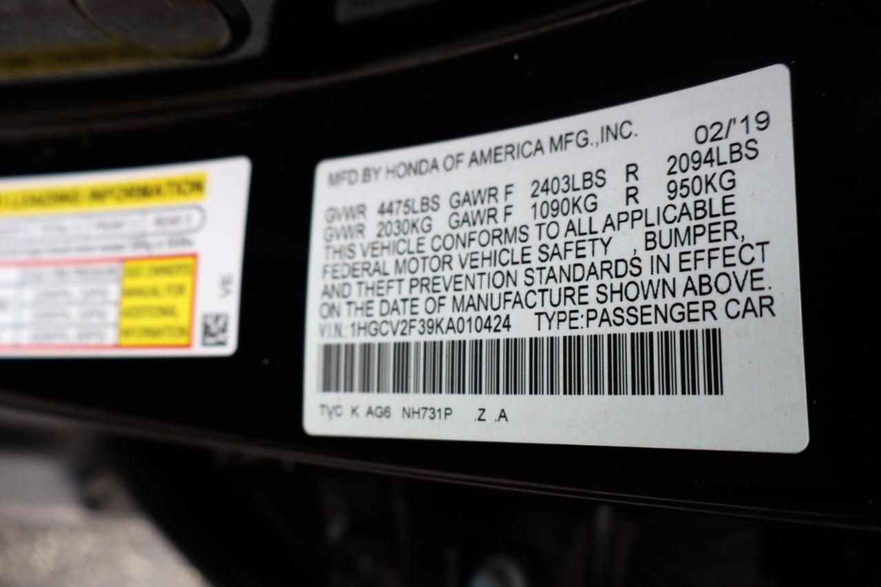 Honda Accord Sedan Sport 2.0T Auto 2019