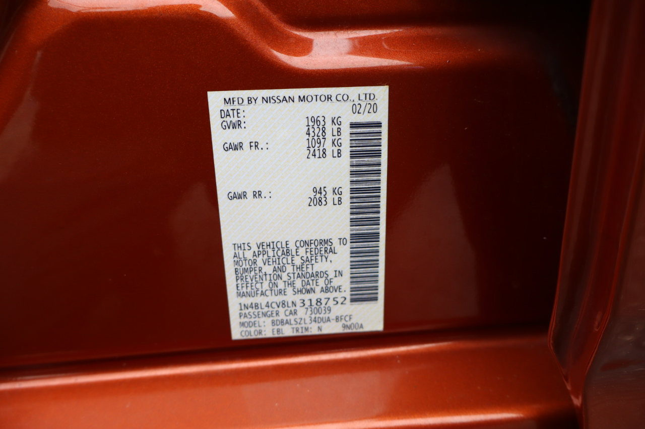 Nissan Altima 2.5 SR Sedan 2020