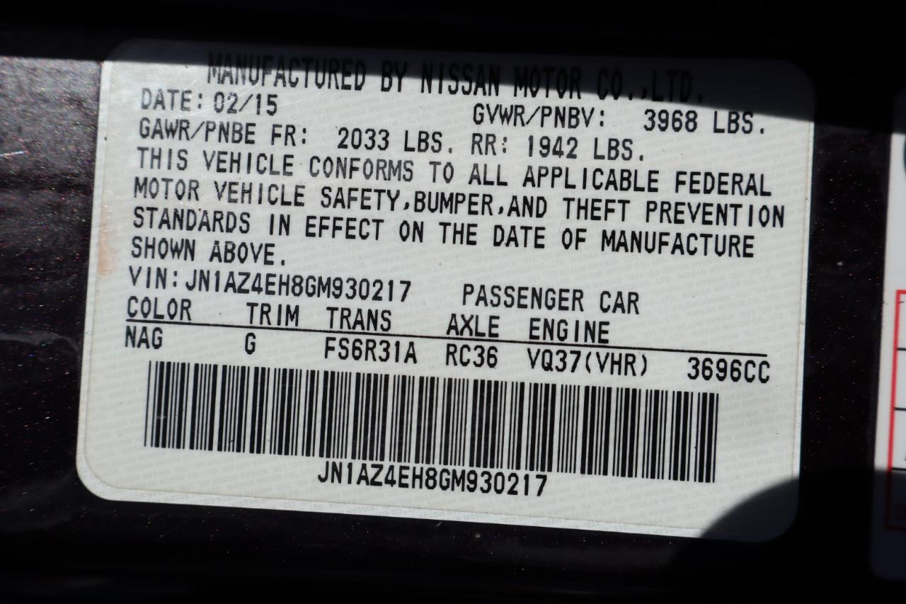 Nissan 370Z 2dr Cpe Auto 2016