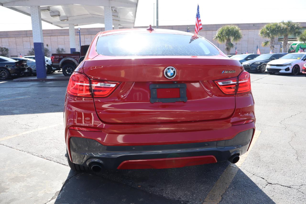 BMW X4 M40i Sports Activity Coupe 2017