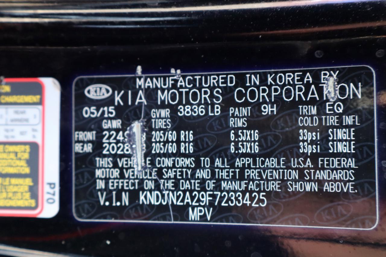 Kia Soul 5dr Wgn Man Base 2015