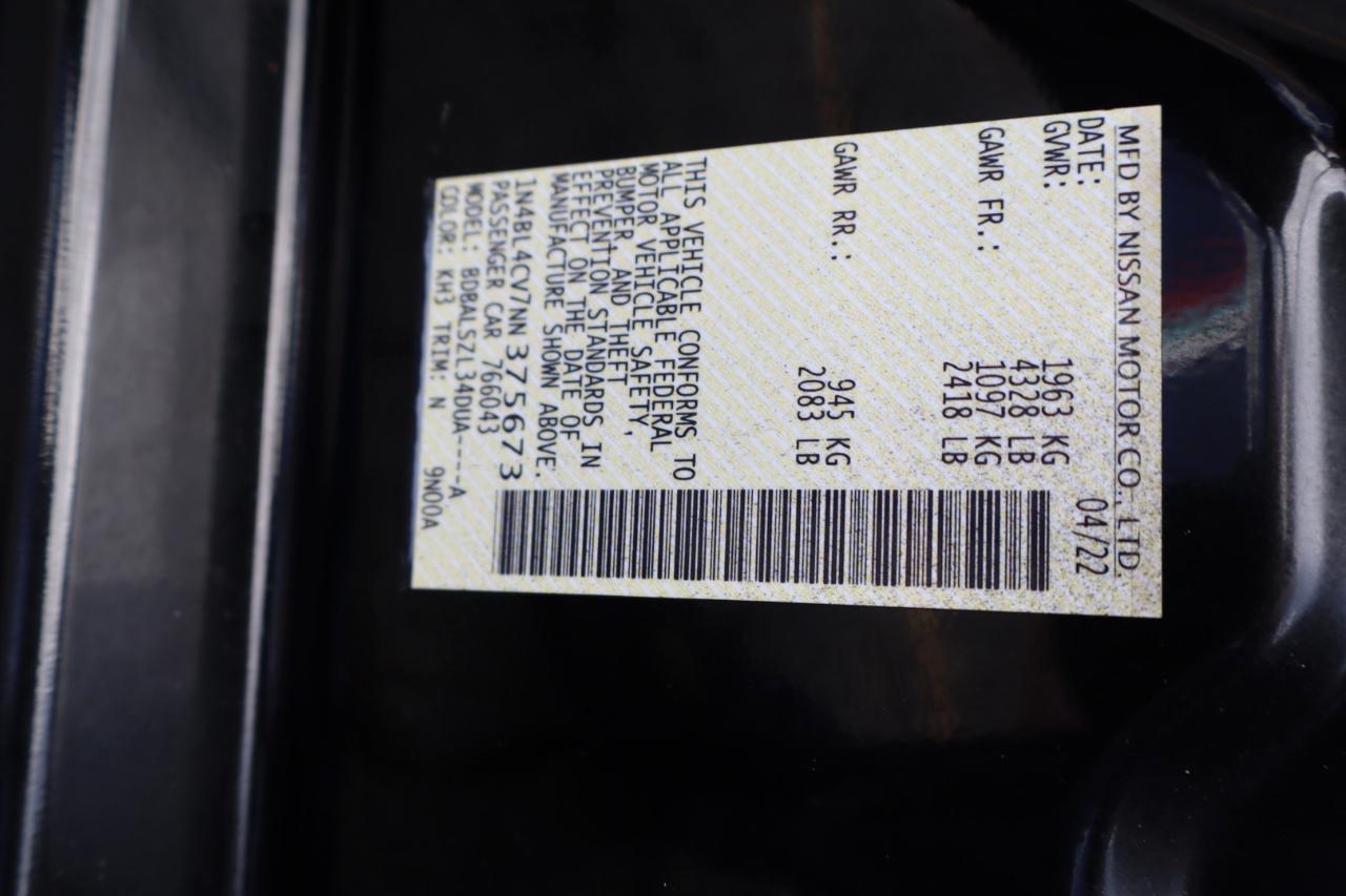 Nissan Altima 2.5 SR Sedan 2022