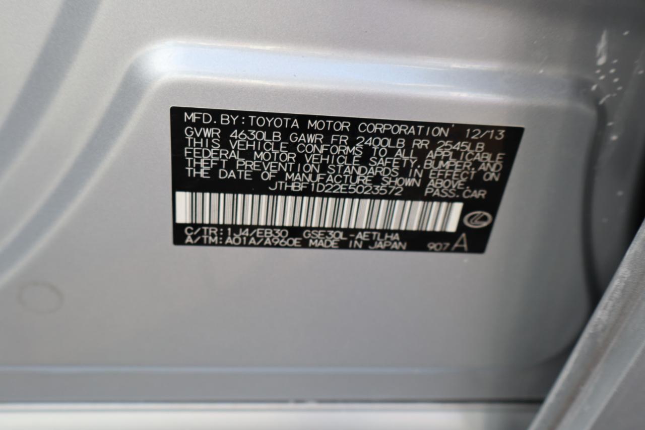 Lexus IS 250 4dr Sport Sdn Auto RWD 2014