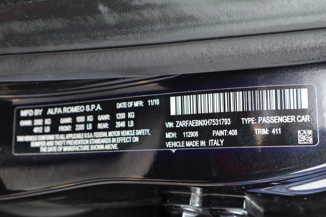 Alfa Romeo Giulia RWD 2017