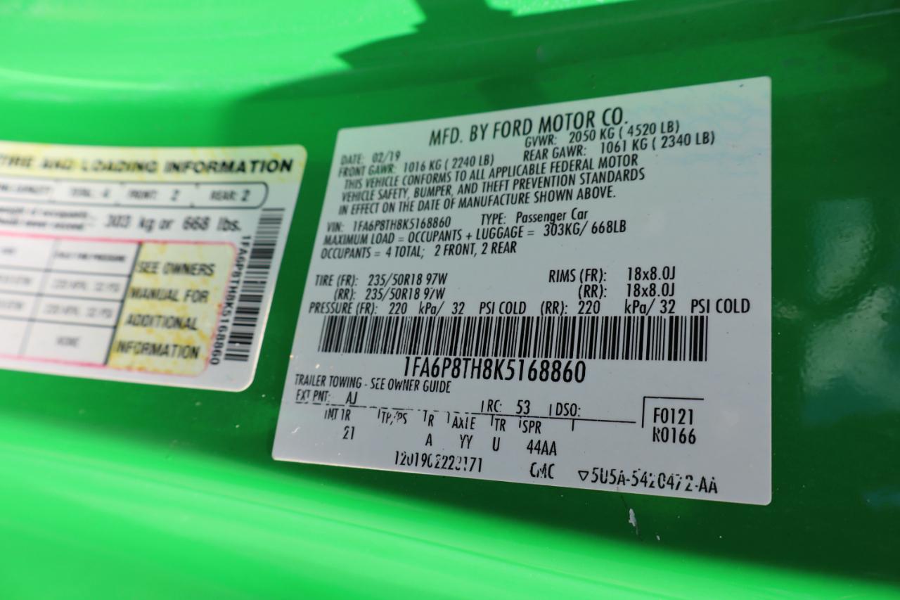 Ford Mustang EcoBoost Fastback 2019