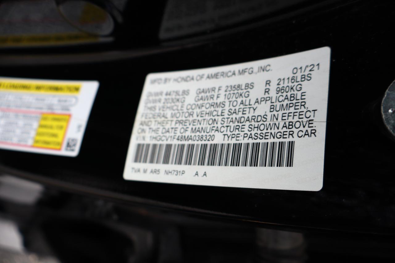 Honda Accord Sedan Sport SE 1.5T CVT 2021