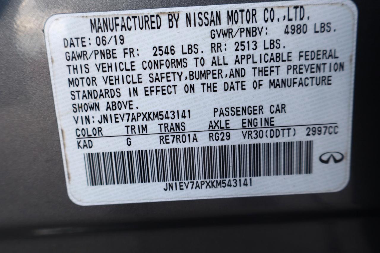 Infiniti Q50 3.0t LUXE RWD 2019