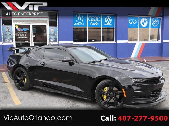 Black 2020 Chevrolet Camaro 2SS Coupe RWD Coupe Rear-Wheel Drive Automatic
