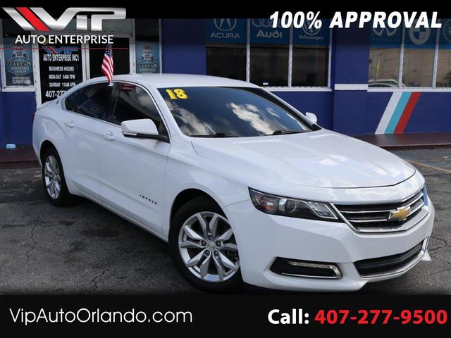 White 2018 Chevrolet Impala Sedan Front-Wheel Drive Automatic