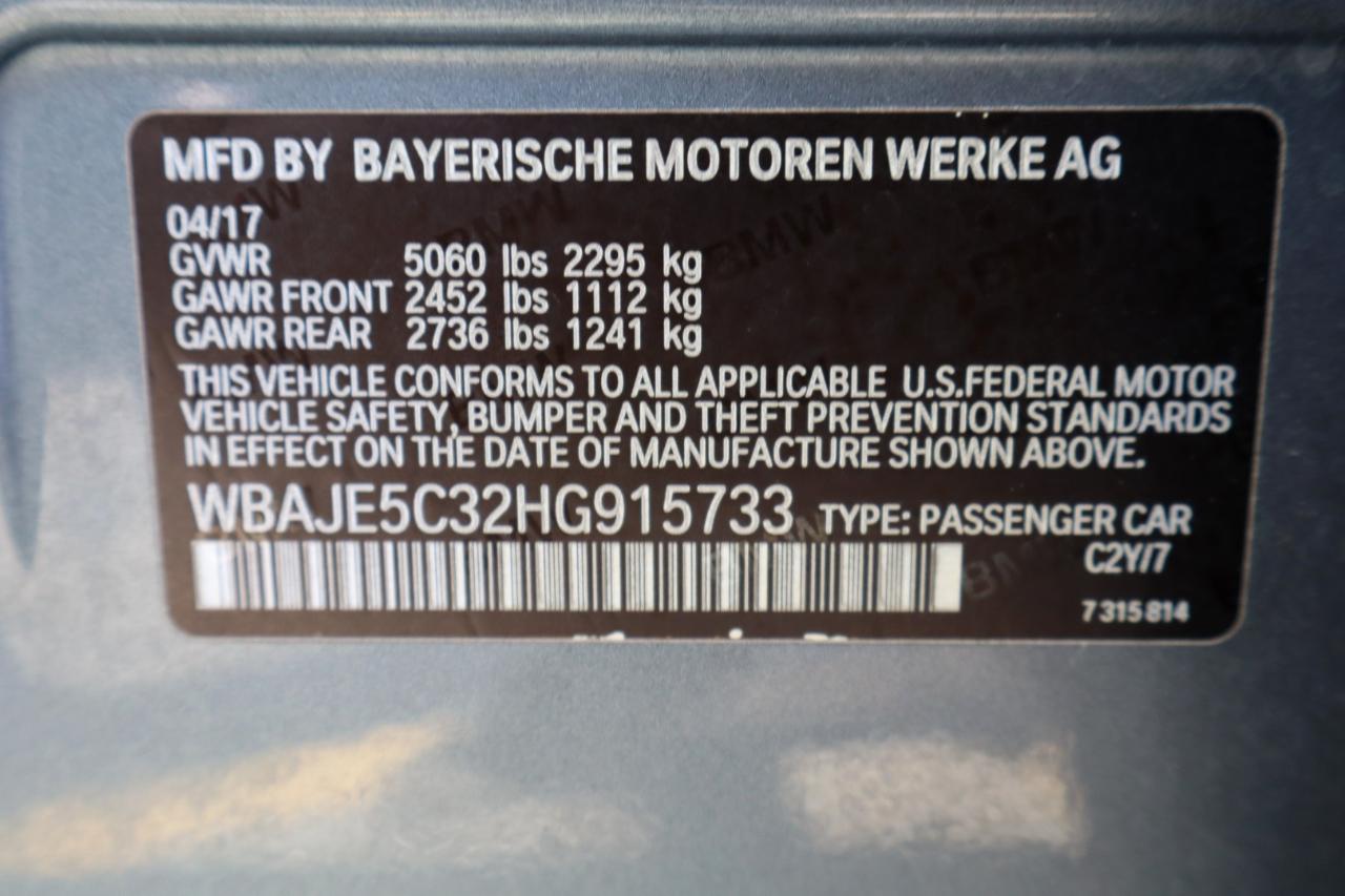 BMW 5 Series 540i Sedan 2017