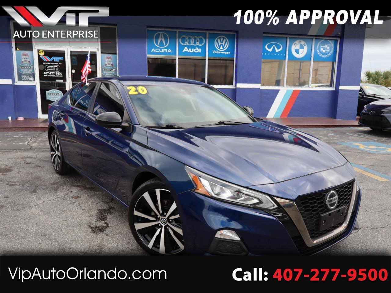 Blue 2020 Nissan Altima Sedan Front-Wheel Drive Automatic