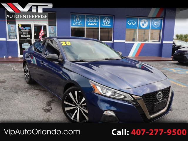 Blue 2020 Nissan Altima Sedan Front-Wheel Drive Automatic