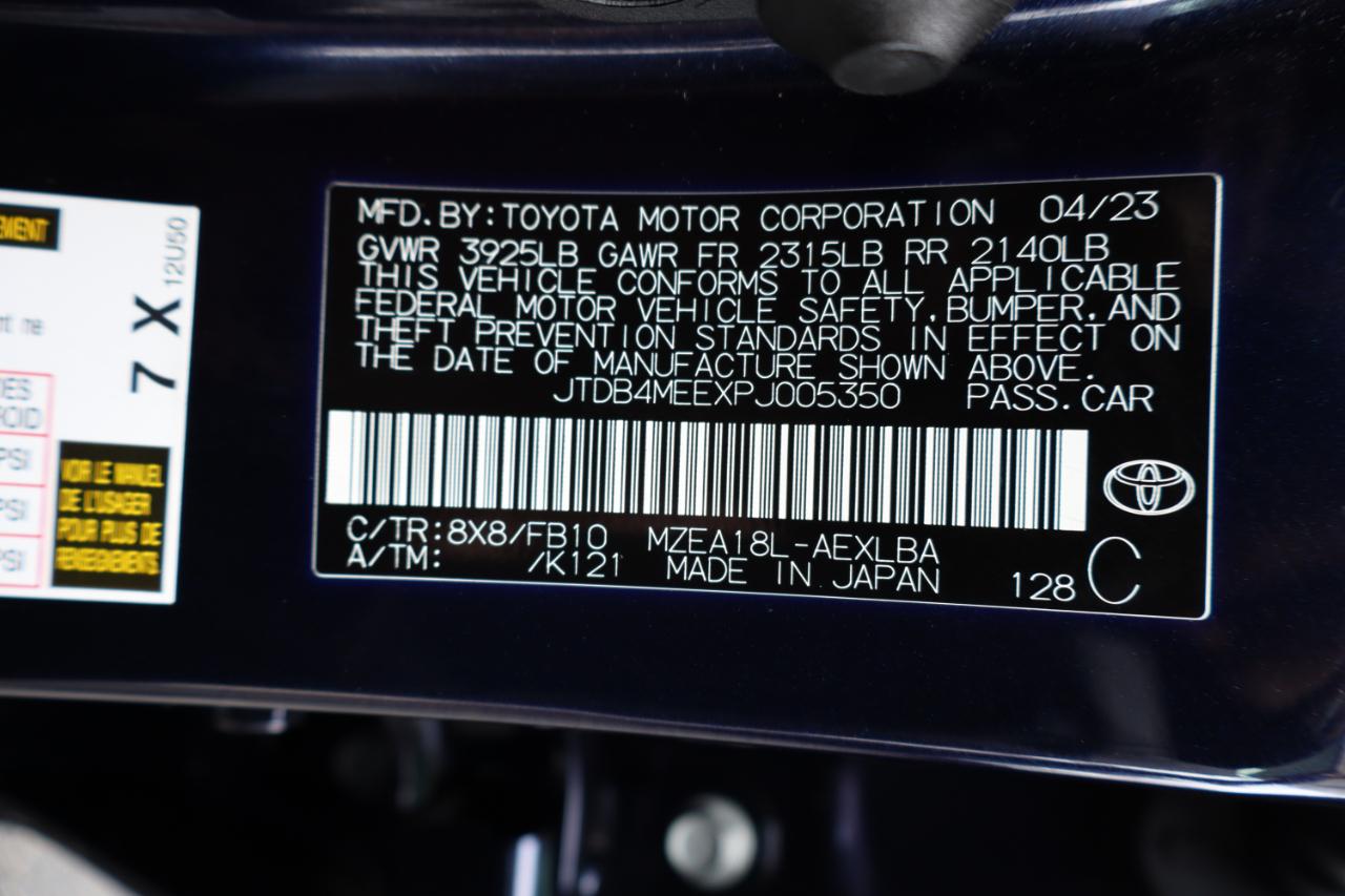 Toyota Corolla LE CVT (Natl) 2023