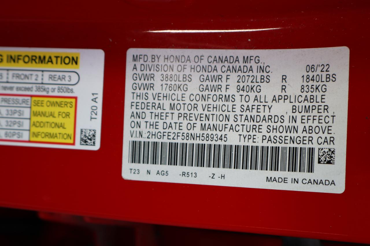 Honda Civic Sedan Sport CVT 2022