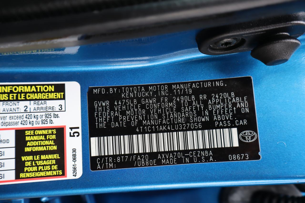 Toyota Camry LE Auto (Natl) 2020