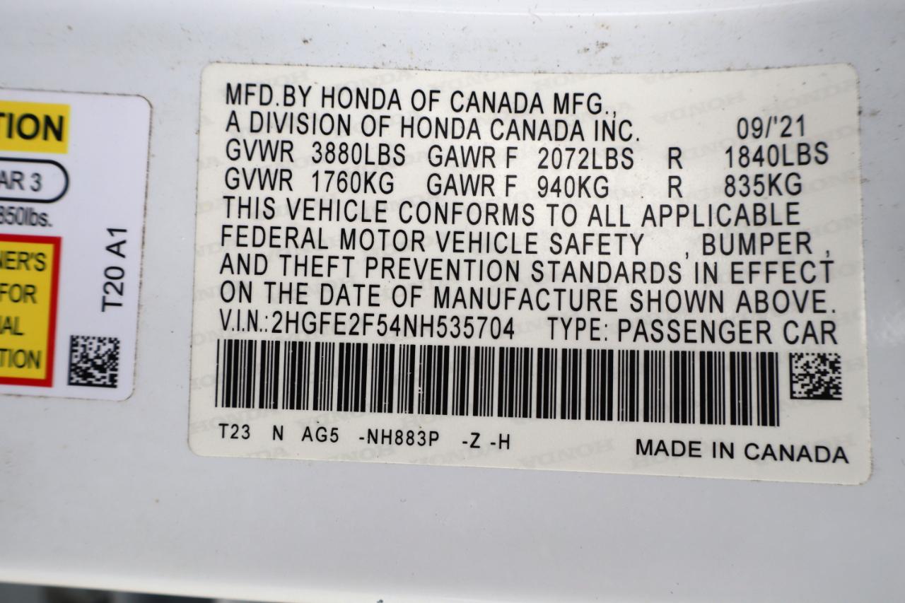 Honda Civic Sedan Sport CVT 2022