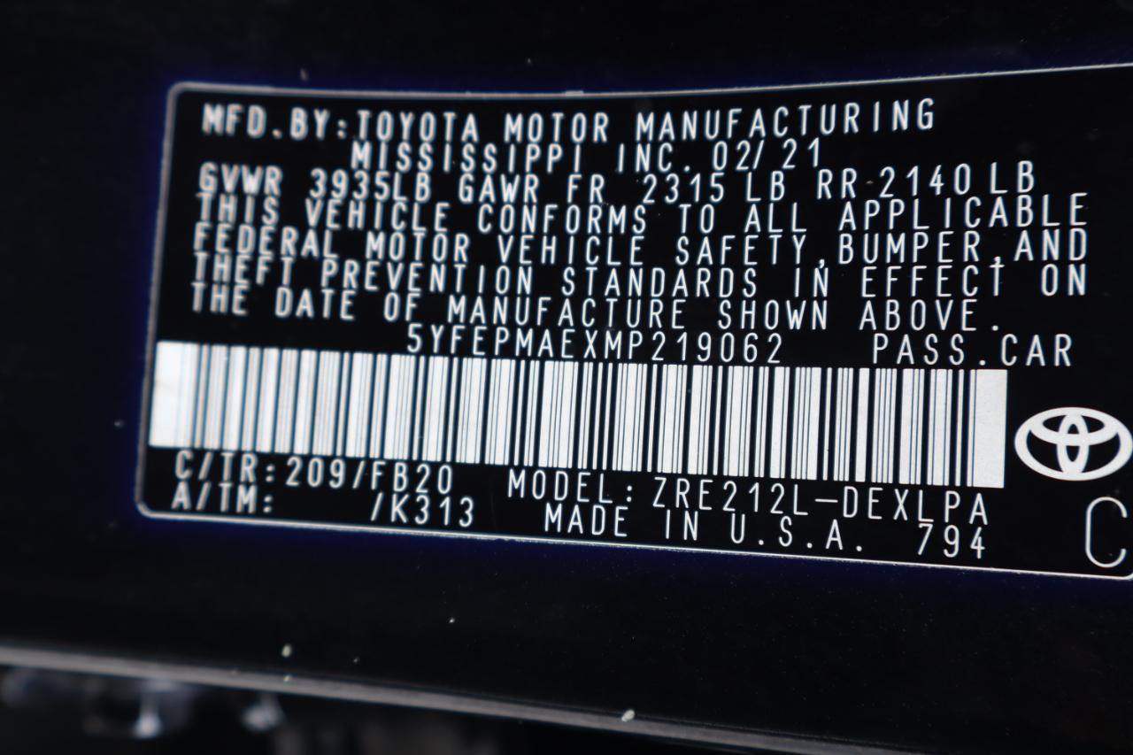 Toyota Corolla LE CVT (Natl) 2021