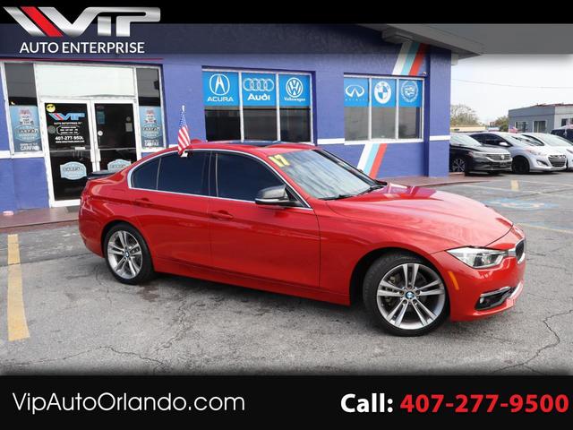 Red 2017 BMW 3 Series 330i Sedan RWD Sedan Rear-Wheel Drive Automatic