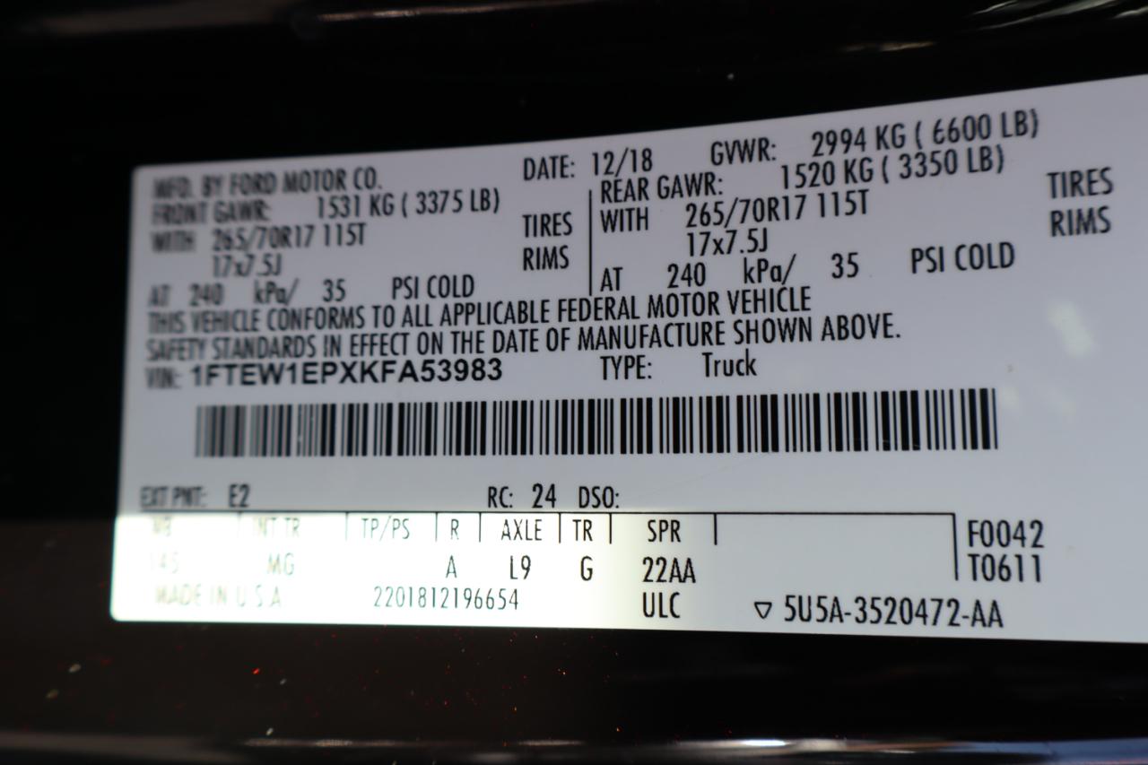 Ford F-150 Lariat 4WD SuperCrew 5.5' Box 2019