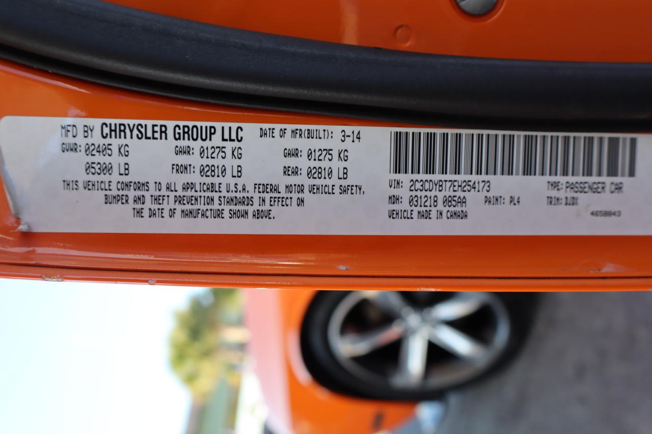 Dodge Challenger 2dr Cpe R/T 100th Anniversary Appearance Group 2014