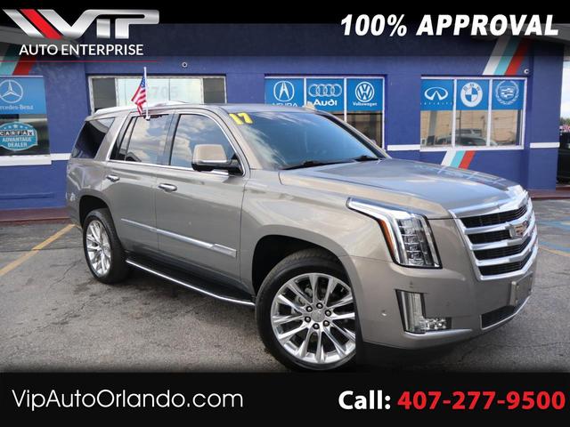 Gray 2017 Cadillac Escalade SUV / Crossover Rear-Wheel Drive Automatic