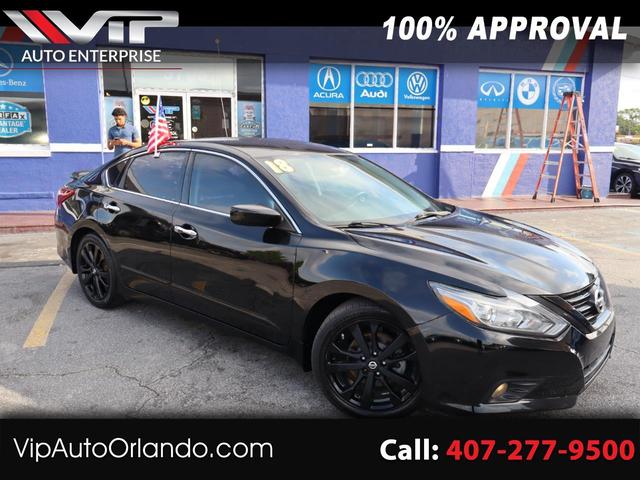 Black 2018 Nissan Altima Sedan Front-Wheel Drive