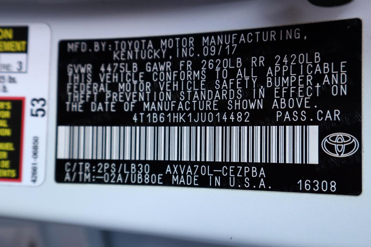 Toyota Camry XSE Auto (Natl) 2018