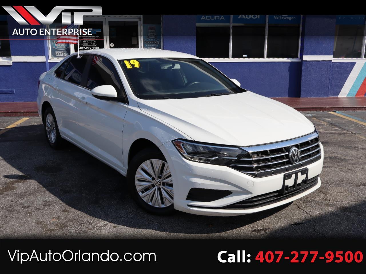 White 2019 Volkswagen Jetta Sedan Front-Wheel Drive Automatic