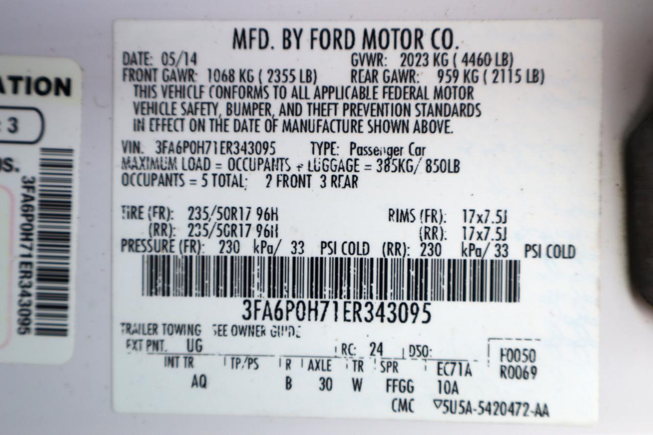 Ford Fusion 4dr Sdn SE FWD 2014