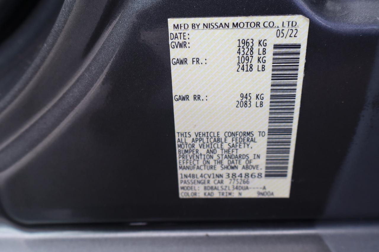 Nissan Altima 2.5 SR Sedan 2022