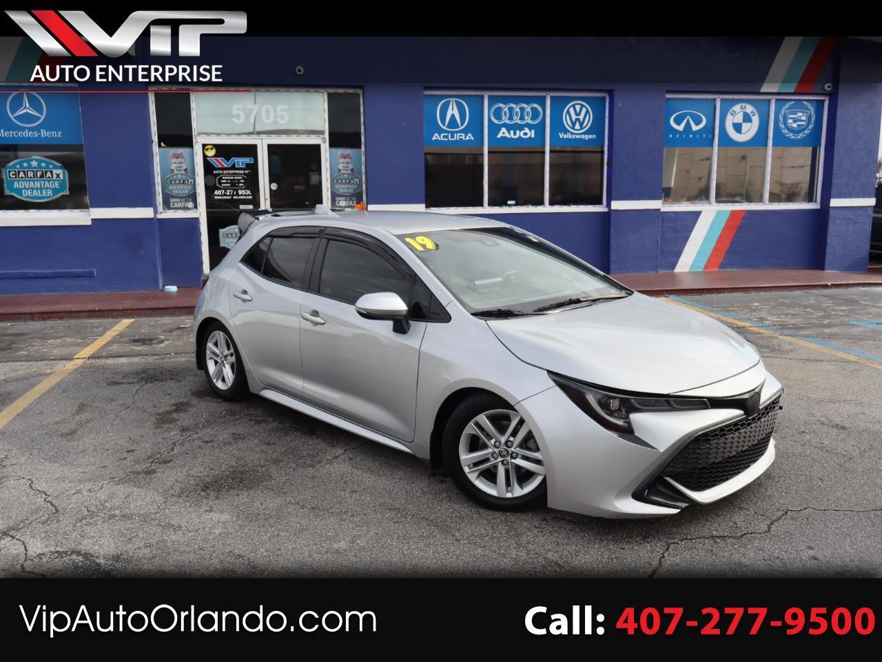 Toyota Corolla Hatchback XSE CVT (Natl) 2019