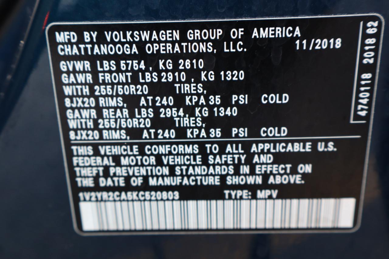 Volkswagen Atlas 3.6L V6 SE w/Technology R-Line FWD 2019