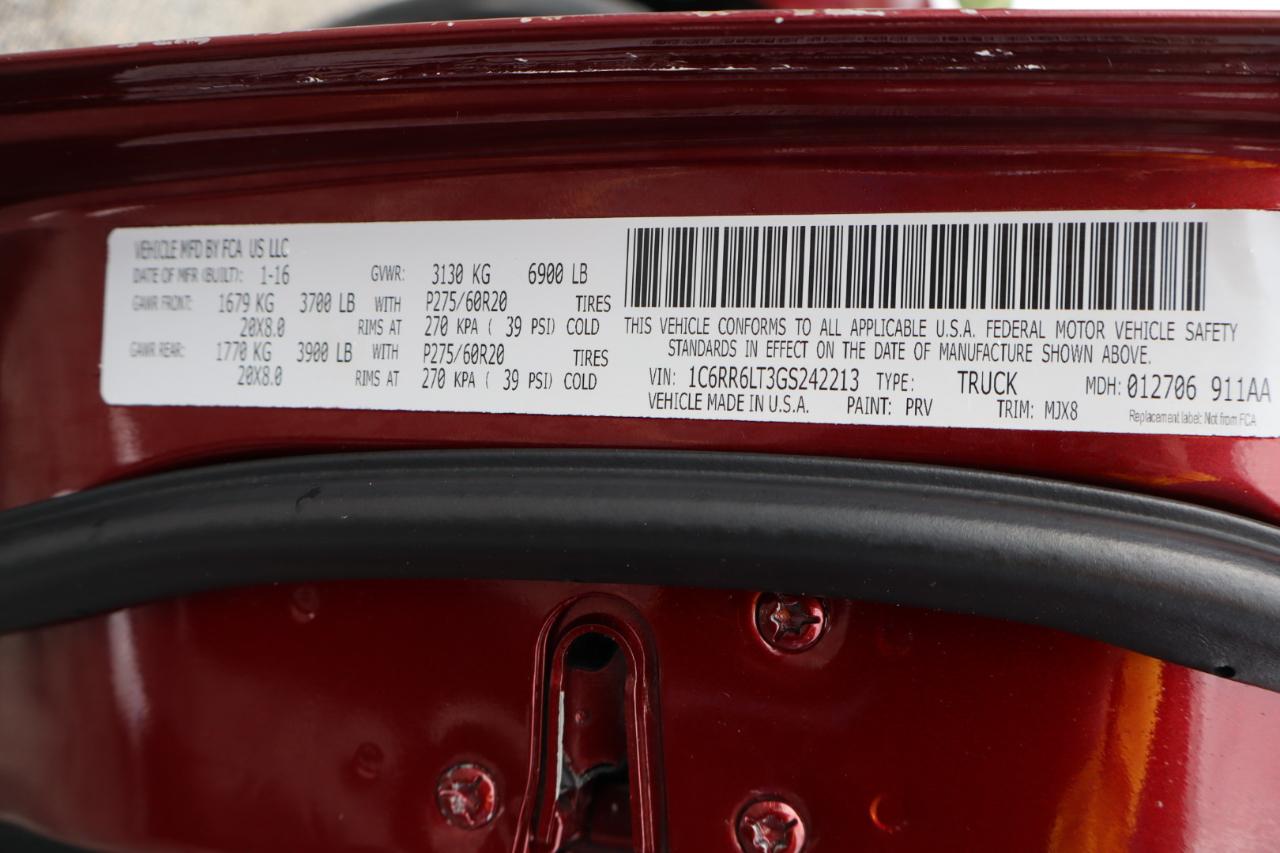 RAM 1500 2WD Crew Cab 140.5" Big Horn 2016