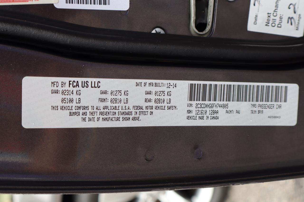 Dodge Charger 4dr Sdn SXT RWD 2015