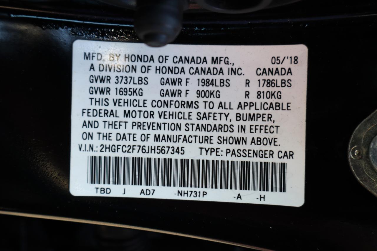 Honda Civic Sedan EX CVT 2018