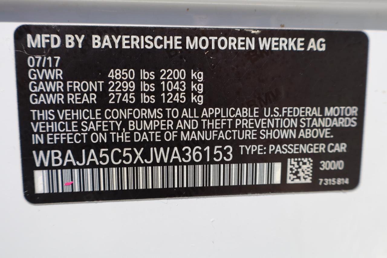 BMW 5 Series 530i Sedan 2018