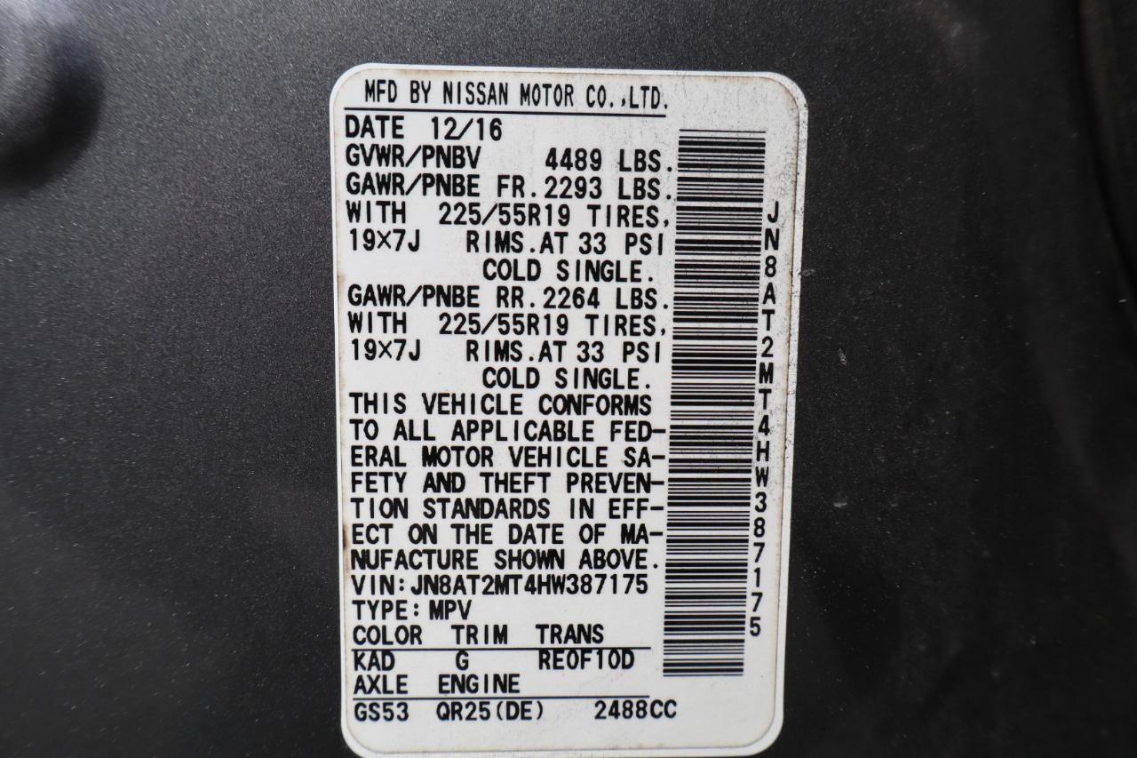 Nissan Rogue FWD SL 2017