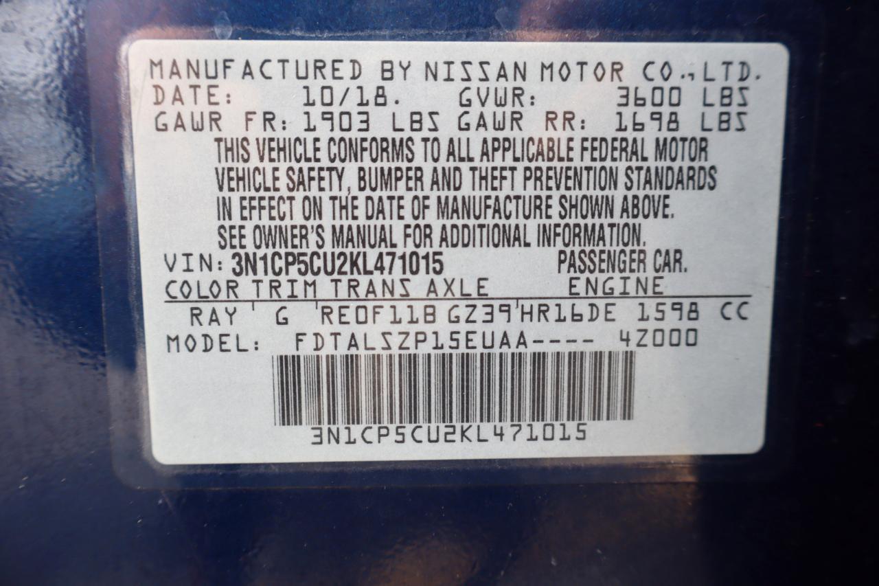 Nissan Kicks SV FWD 2019