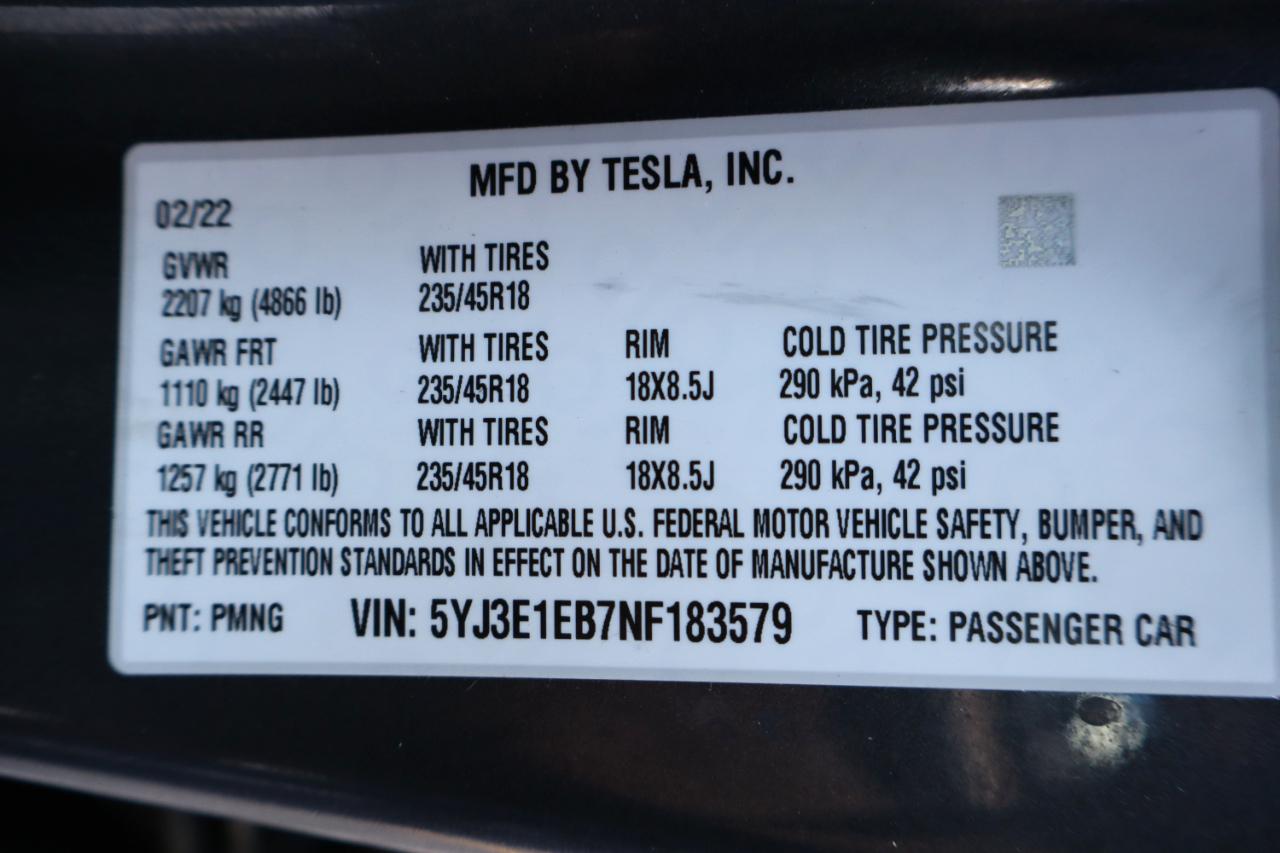 Tesla Model 3 Long Range AWD *Ltd Avail* 2022