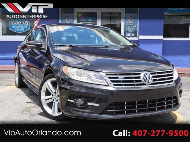 Black 2016 Volkswagen CC Sedan Front-Wheel Drive Automatic
